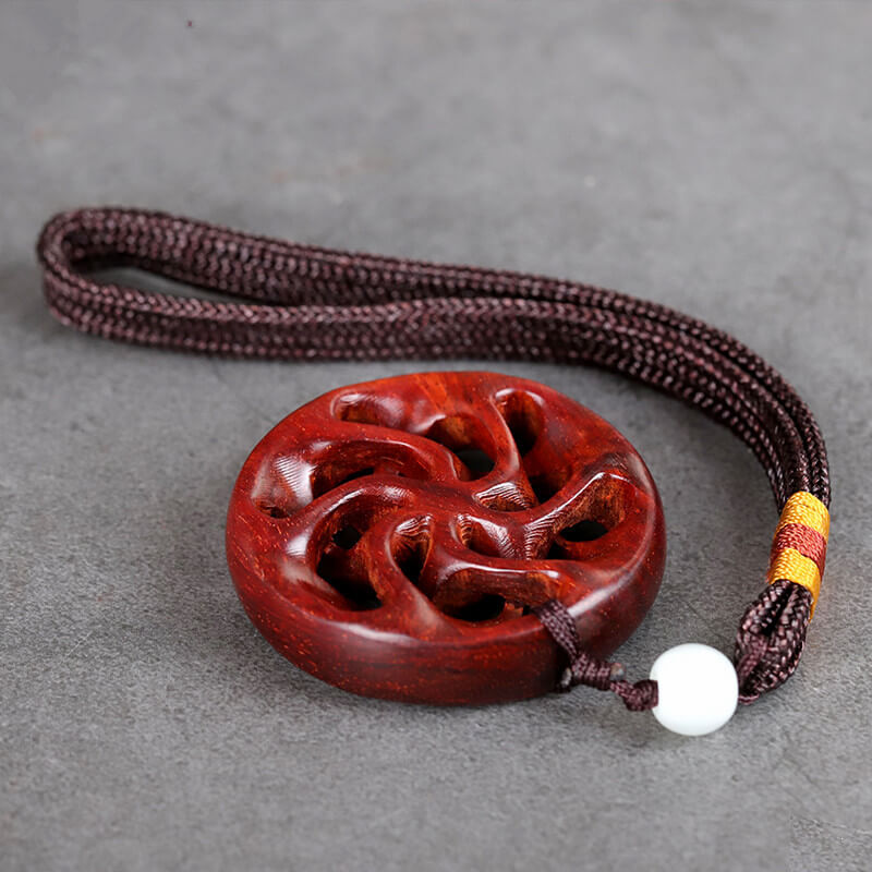 Handmade Rosewood Hollowed Pendant