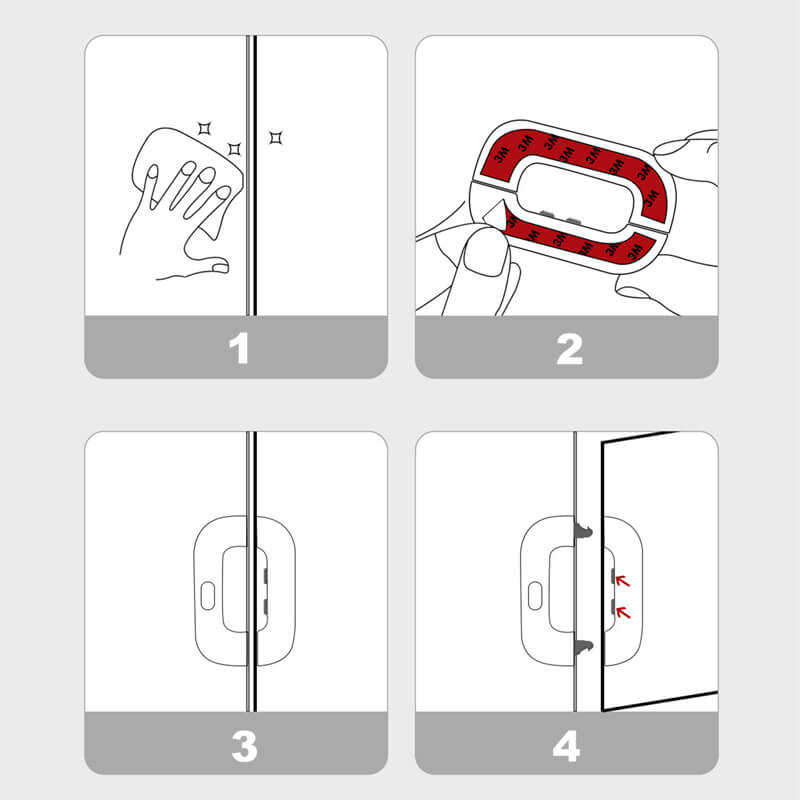 Refrigerator Door Safety Lock