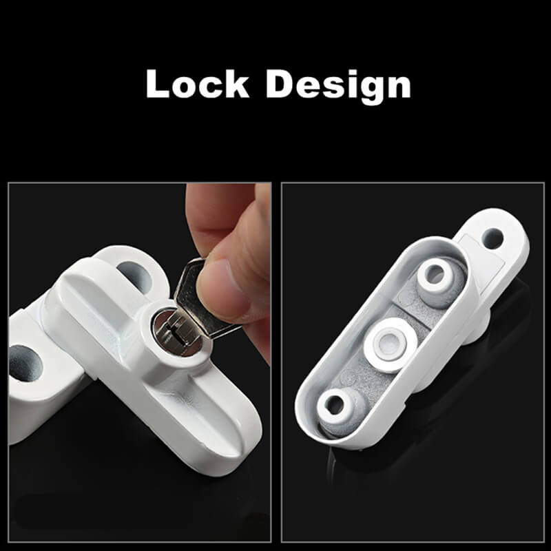 Window Safety T-Lock (2 PCS）